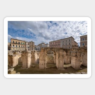 Roman amphitheater in Lecce, Italy Sticker